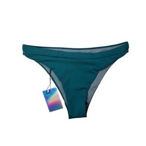 Jolyn Clothing Deep Teal Peacock Bikini Bottom